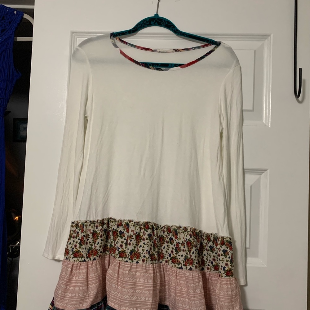 Ladies long sleeve Mon Ami tunic made in USA